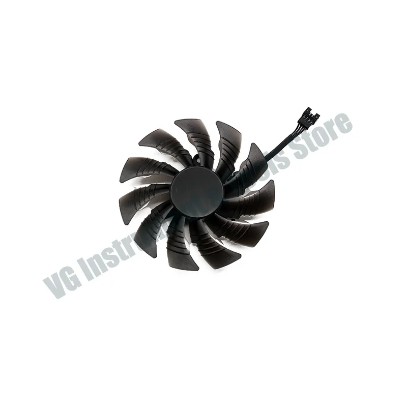Neuer 95mm PLD10015B12H DC 12V 0,55A Lüfter für GTX1070 GTX1080, Passend für GIGAYTE AORUS GeForce GTX 1080 Ti Xtreme Edition Grafikkartenlüfter – Detail 4