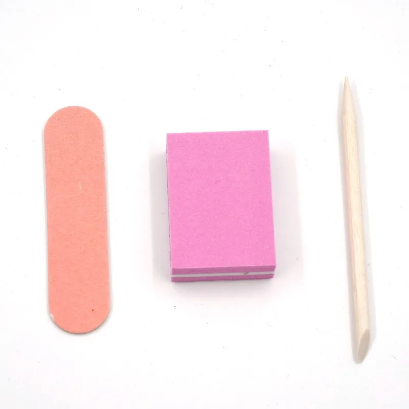 100 Sets Nail Art Kit with Nail File Buffer Sanding Polishing Blocks & Sponge Set for Professional & Home Nail