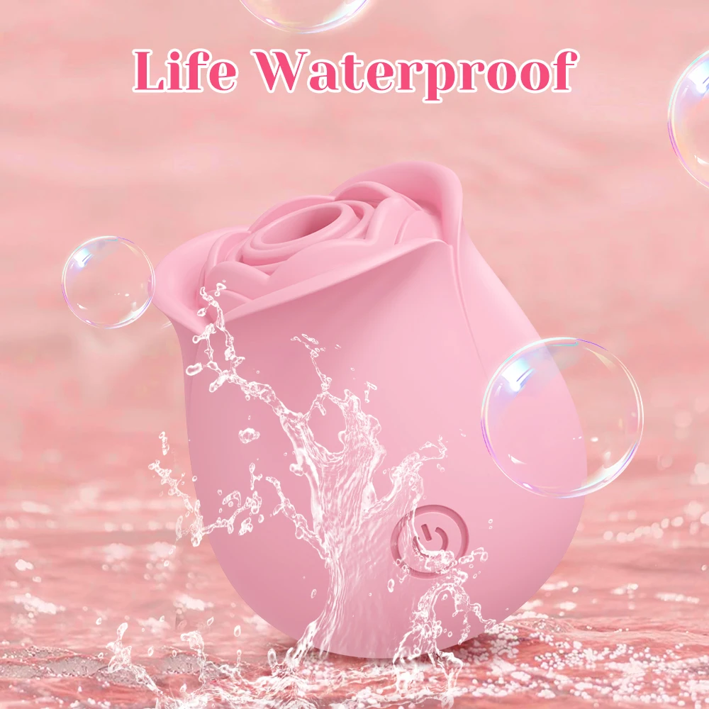 Sucking Rose-Vibrator for Women Clitoris Stimulato Vacuum Nipple Clitoris Stimulator Masturbation Adult Supplies Female Sex Toy view 2