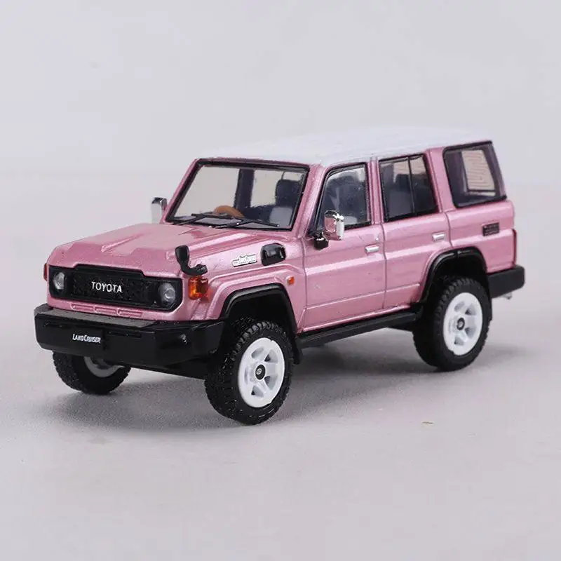 1-64スケール、ランドローバーのランドクルーザーlc70-lc76-suv、合金製ミニチュアレプリカ自動車フィギュア、コレクション用