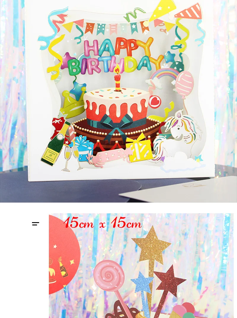 3D Pop-Up Taufkarte Handgemachte Baby-Taufgrußkarte Neugeborenen-Segens-Erinnerungskarte Babyparty-Geschenk Religiöse Karte für Gott – Detail 10