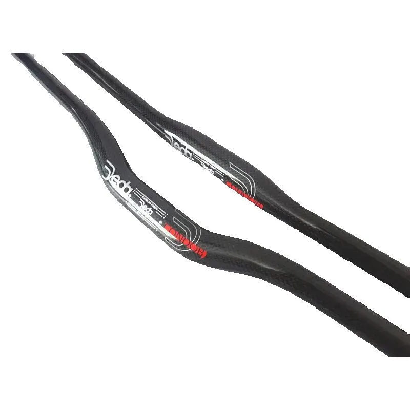 AliExpress Newest JEDA Mountain bike 3K full carbon fibre handlebars flat rise carbon bicycle handlebars MTB parts 31.8*600-740mm
