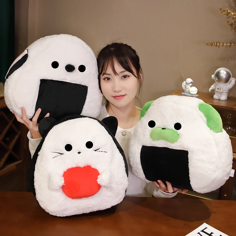 

Soft Plush Cushion Cute Rice Ball Cat Dog Bird Pillow Stuffed Animal Pillow Creative Gifts For Children Birthday