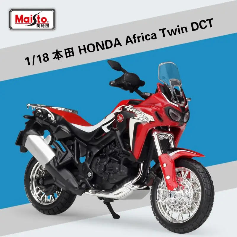 

Maisto 1:18 Scale Realistic Alloy Motorcycle Model Honda HONDA Africa Twin DCT Collectible Ornament Boy Toy Gift
