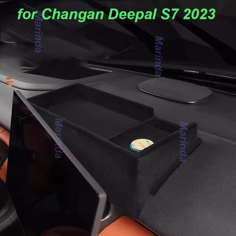 

Автомобильная навигация, задний ящик для хранения для Changan Deepal S7 2023, задний центральный экран, держатель, ящик для хранения, аксессуары для интерьера