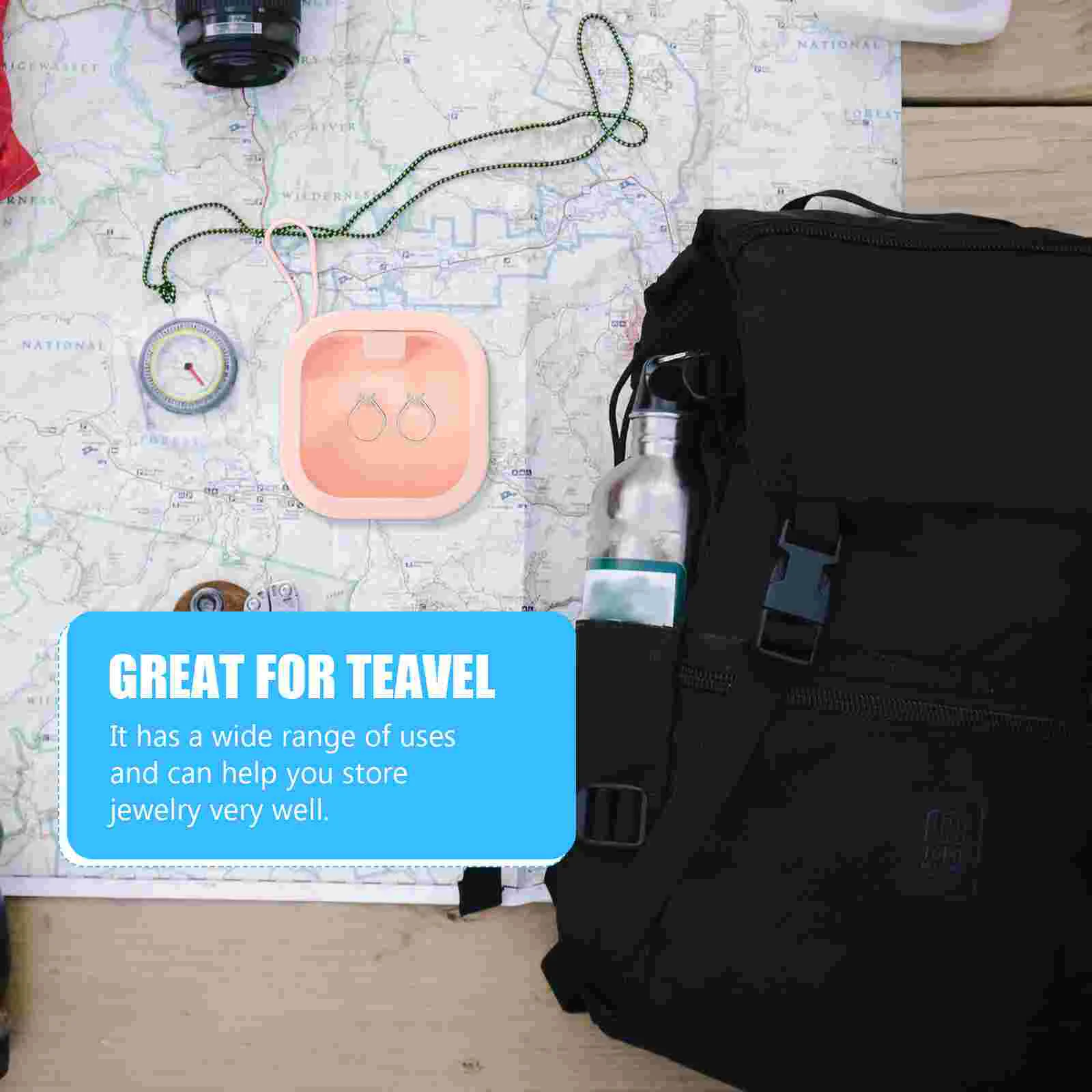 Portable Storage Box Supply Earring Case Clear Tote Container Jewelry Accessory Abs Miss Gift Boxes