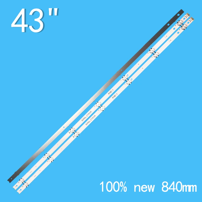 Led Backlight Voor Lig 43lw 641H 43lh 604V 43lh 570V 43lh 615V 43lh 590V 43lh 510V 43lh 630V 43 V16.5 V16 Art3 2743 2550 Lc430due Fj A1