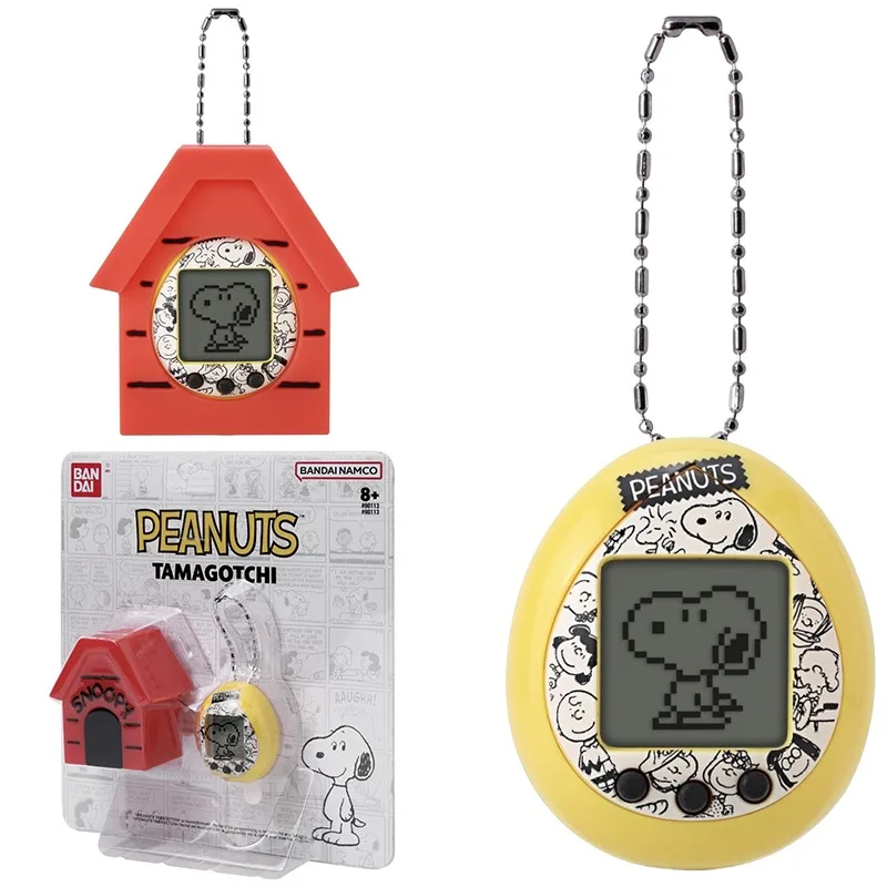 

Snoopy Black and White Mini Electronic Pet Egg Anime Characters Children Pixel Portable Small Game Console Toy Birthday Gifts
