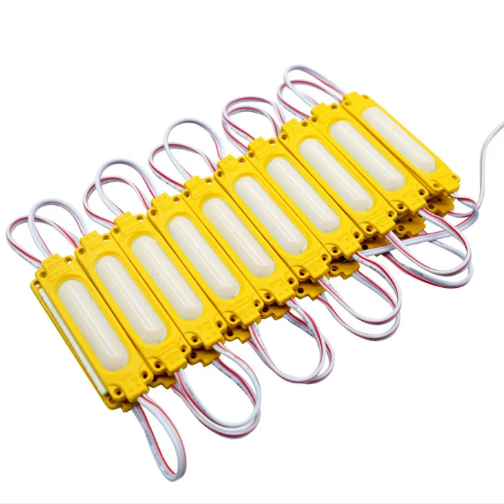 Cob Led Module String 2W Waterdichte DC12V 76*20 Voor Outdoor Reclame Lichtgevende Borden Lightbox Diy Led Module strip 20 Stks/partij