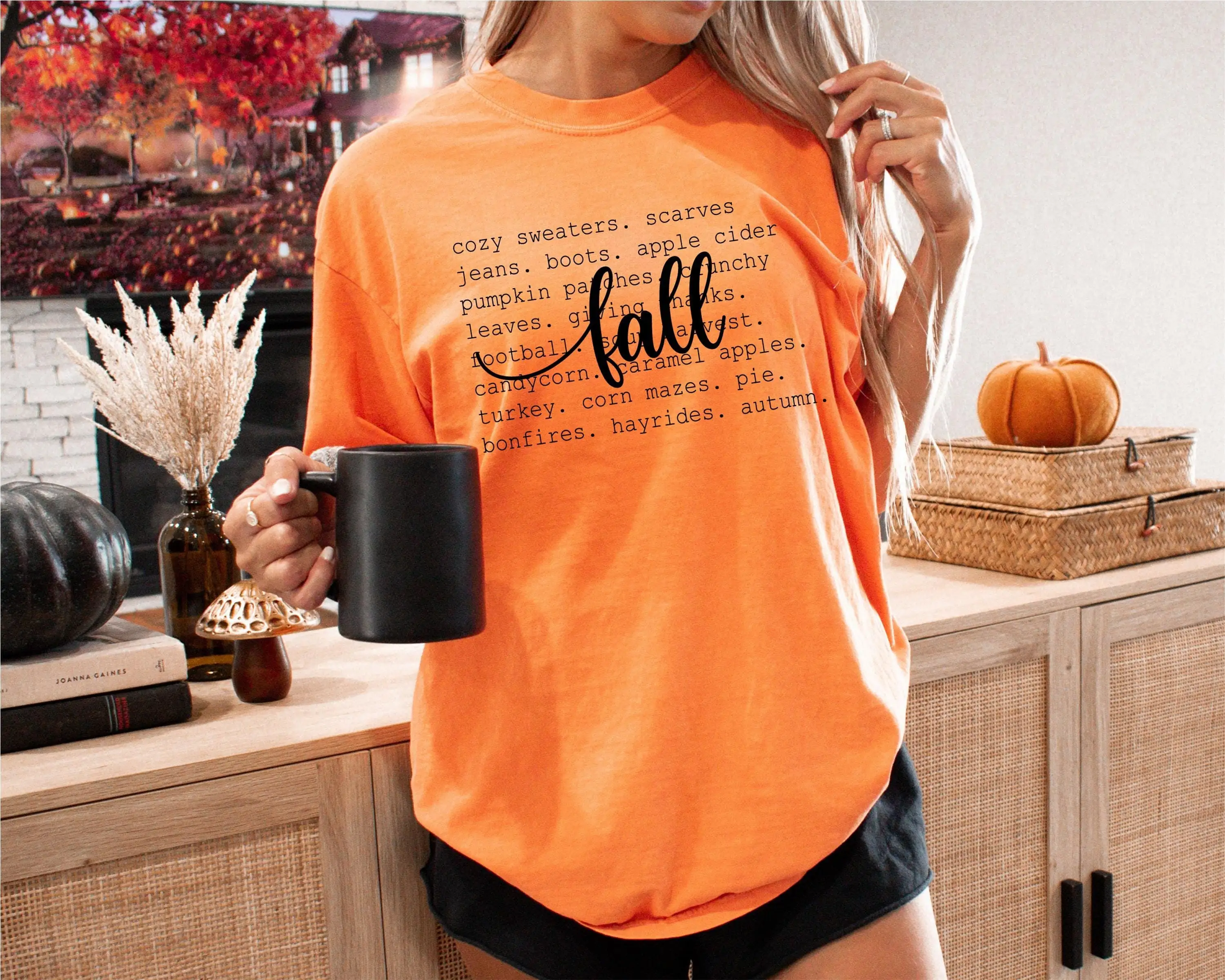 Fall Definition T Shirt Cozy Sweaters Scarves Sweat Words Halloween Pumpkin Trick Or Treat