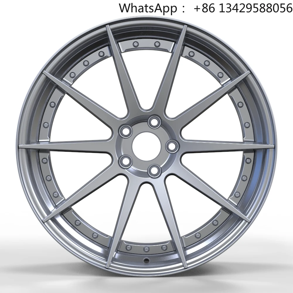 

New Customized RWE 19-22 Inch Deep Lip Polished Passenger Car Wheel 6061 T6 Aluminum Forged Two-Piece 5x112 5x120 Brushed Alloy