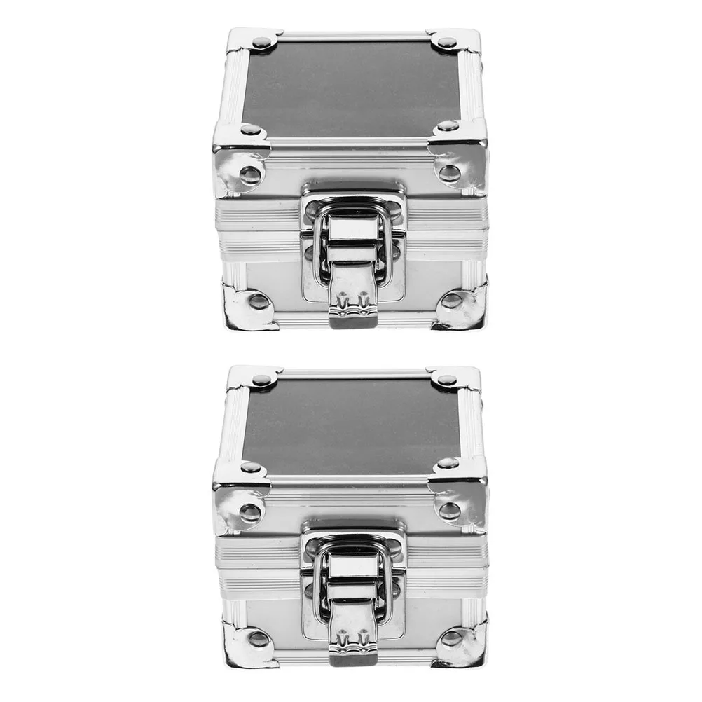 

2Pcs Nail Drill Bit Organizer Container Portable Multi-Slot Manicure Storage Box for Tungsten Carbide Ceramic Bits