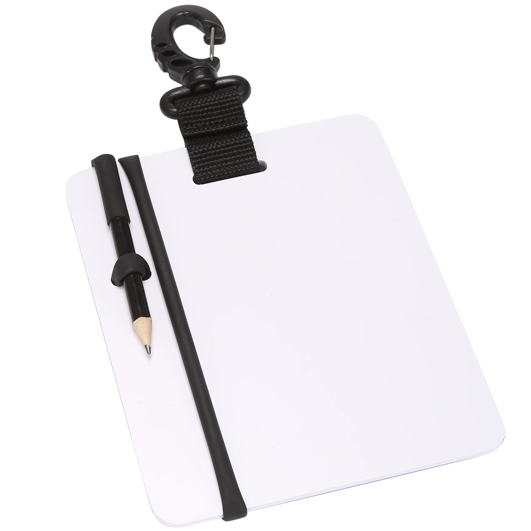 Dive Underwater Writing Slate Diving Wordpad Gear Board With Swivel Clip And Pencil For Water Sports Diving Swimming