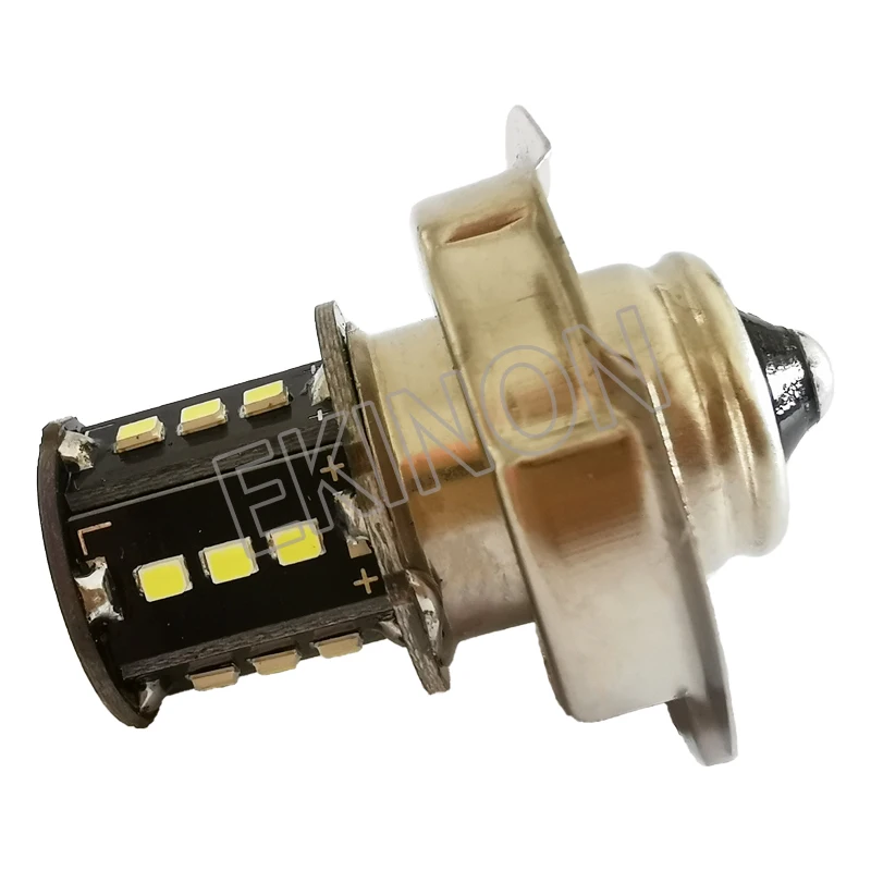 20pcs P26S DC6V 12V 24V Motorcycle Headlights Boat Marine Lamp Bulbs No Polarity 2016 18SMD White