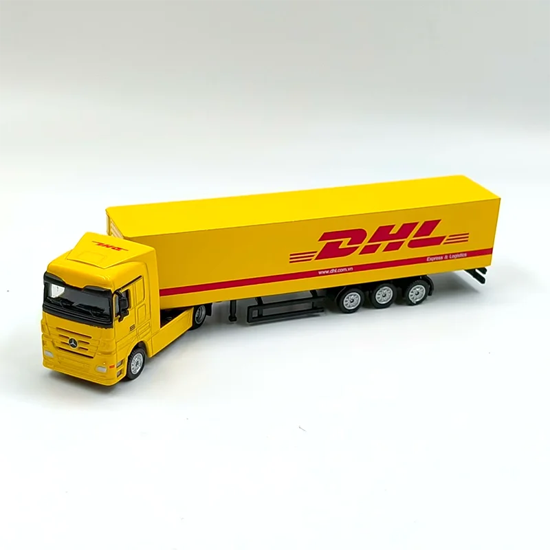 Diecast 1:87 Scale Trailer Truck & Container Truck Alloy Car Model Classics Adult Souvenir Gift Hobby & Toys