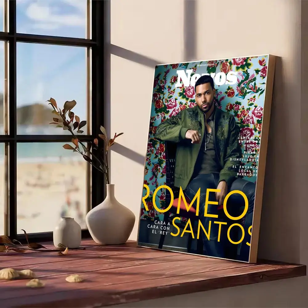 المغني R-روميو سانتوس ملصق جدار ديكور غرفة المعيشة غرفة نوم مكتب المطبخ الحديثة قماش الفن اللوحة طباعة تصميم المنزل