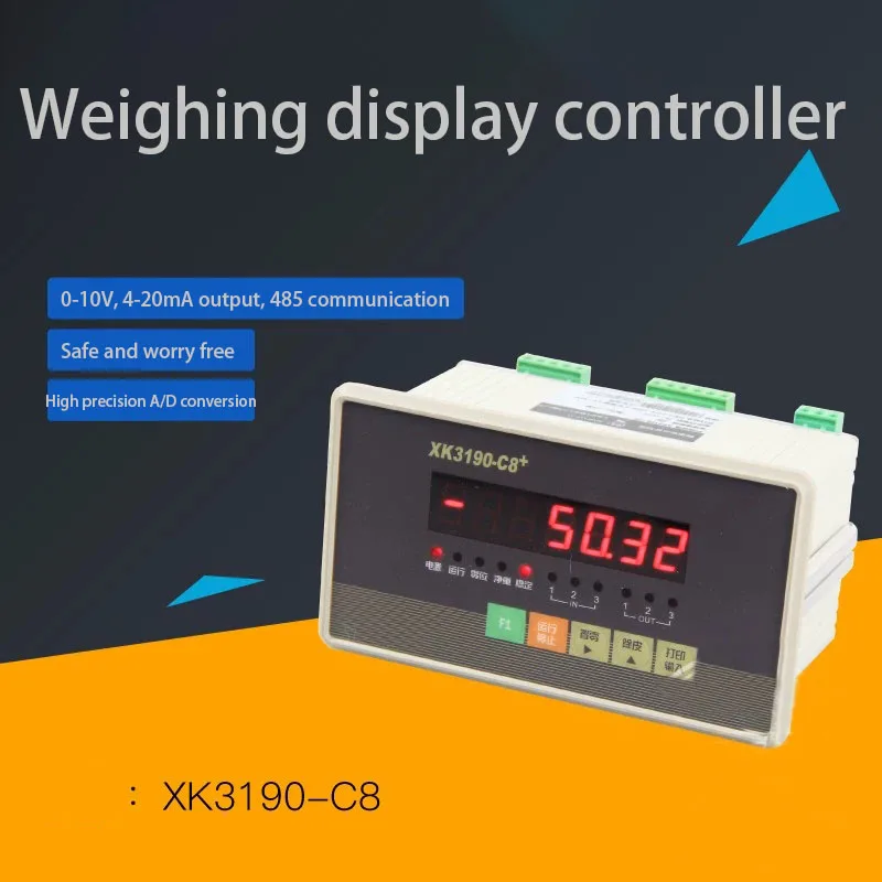 XK3190-C8 Weighing Display Controller Electronic Quantitative Packing Weighing Device Industrial Batching Instrument Tank