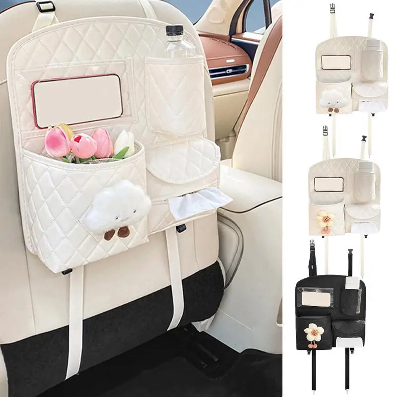 

Сумка для хранения на заднем сиденье автомобиля, милый автомобильный органайзер на заднем сиденье, сумка для хранения на заднем сиденье, автомобильные аксессуары для путешествий, автоматическое хранение