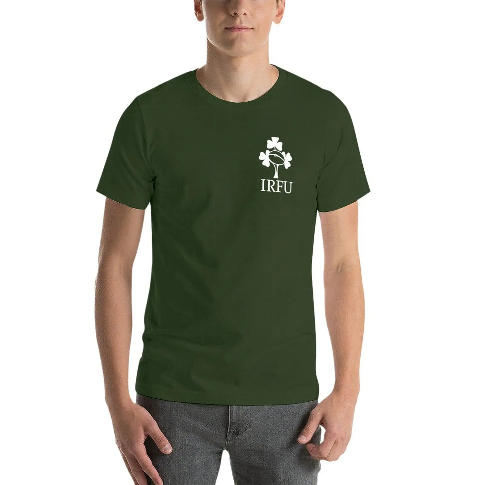 New IRISH-IRFU_IRELAND_RUGBY T-Shirt tops plus size tops vintage clothes oversized t shirts for men