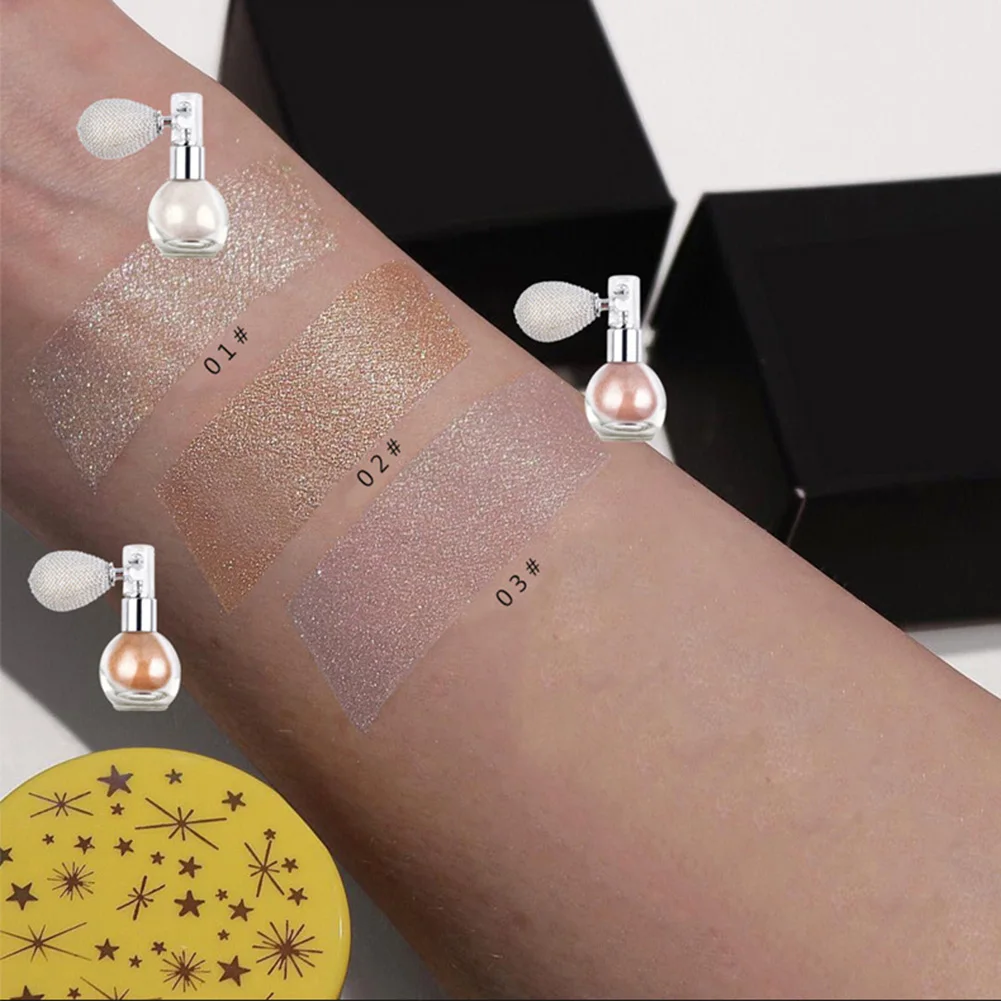 パフグリッターメイクアップ 長持ちする眩しい効果 フェスティバル