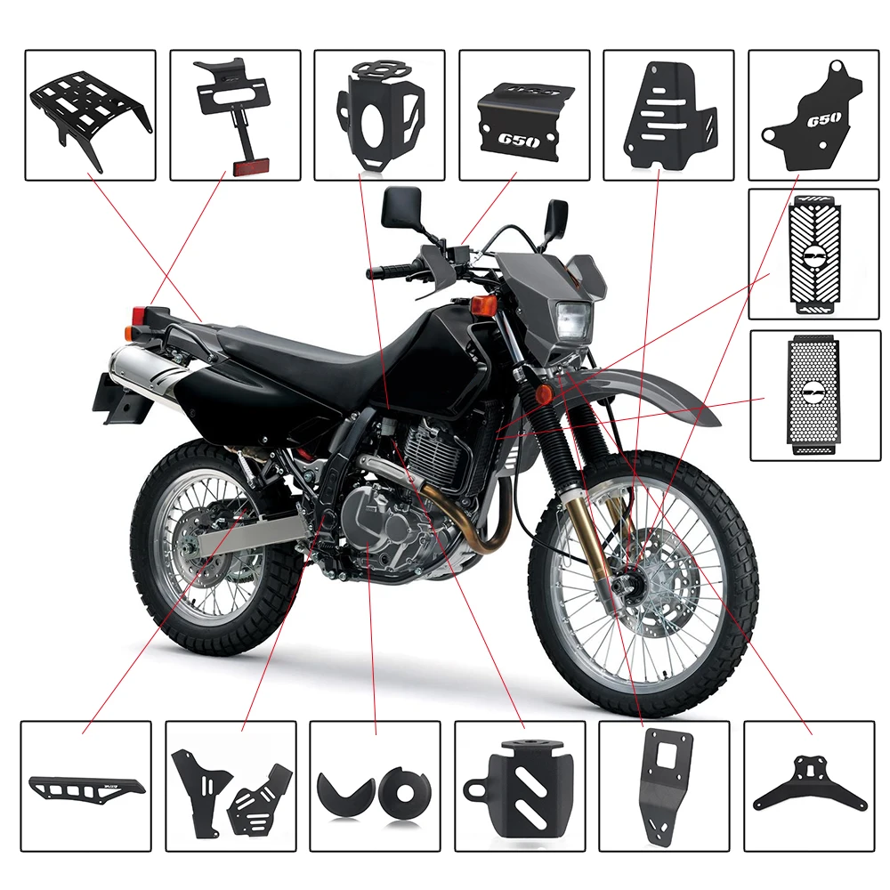 

Для SUZUKI DR650 DR650S DR650SE DR650 S SE 1996-2021 2022 2023, передний тормозной суппорт мотоцикла, задняя крышка бака тормозной жидкости, защита