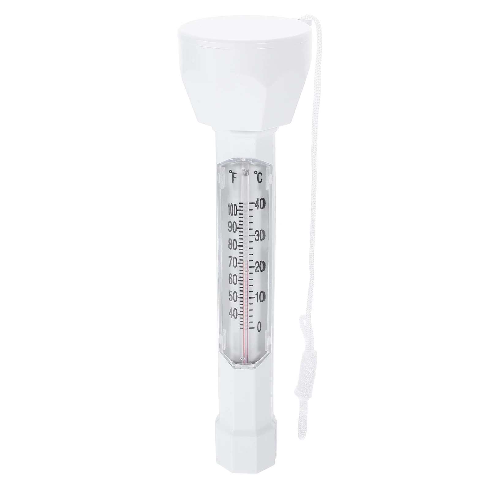 

Floating Water Thermometer for Pools Pond Bath Measuring Tool Dual Display Fahrenheit Celsius Waterproof Durable Small Size