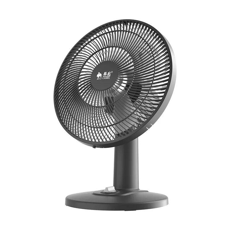 220V Camel Fans Desktop Fan Household Summer Can Shake Head Student Small Dormitory Bed Office Desk Bedside