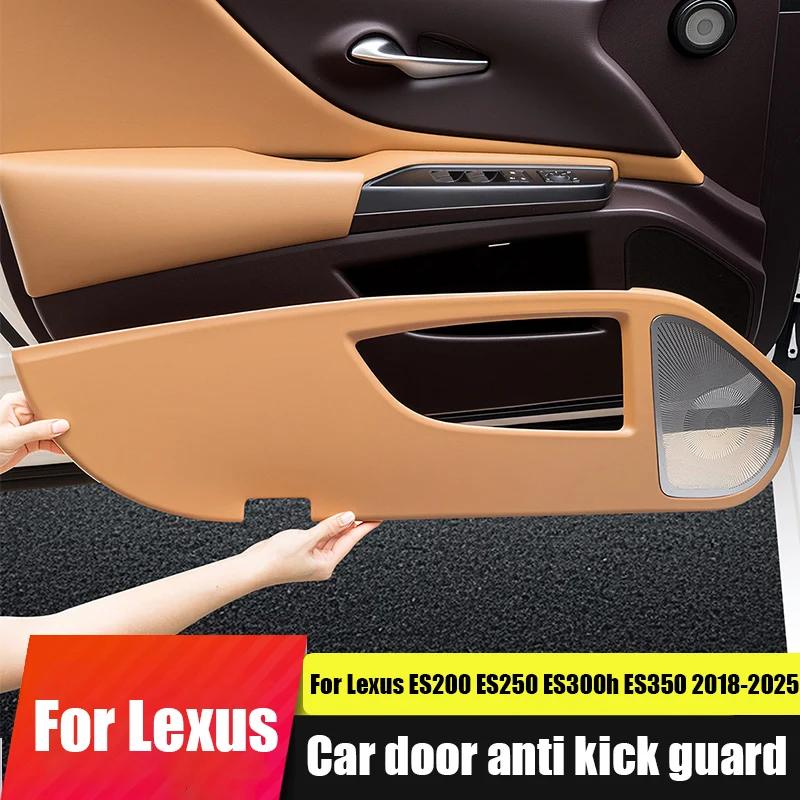 for Lexus ES200 ES260 ES300h 2022 2023 2024 2025 Car door anti kick plate made of ABS material with sound horn cover