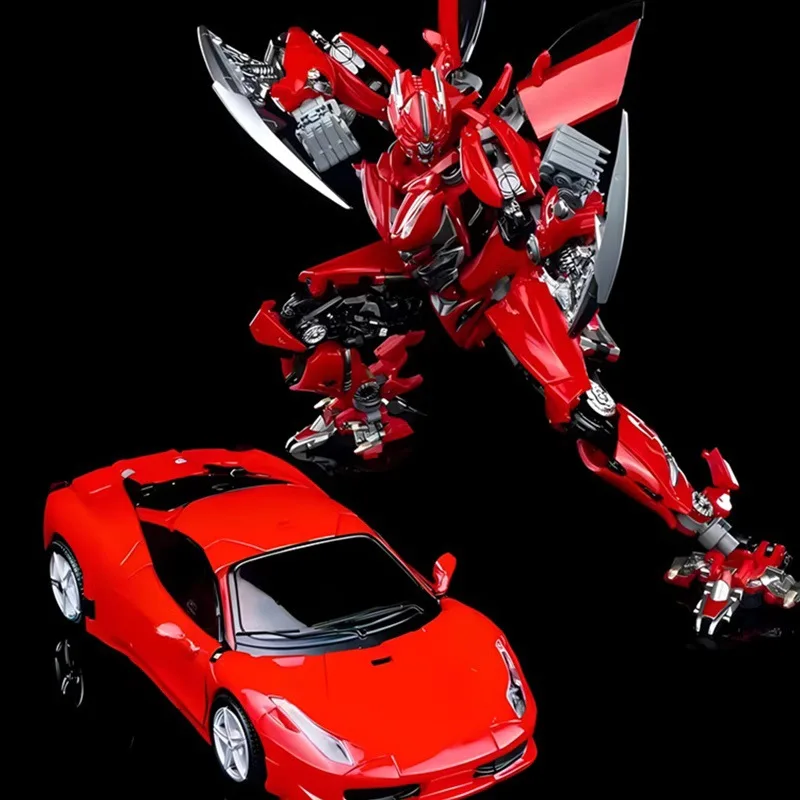 Transforming toys Restored version EC-01 DINO KO Ferrari movie Autobot alloy Action Collectible Figures Gifts Toy