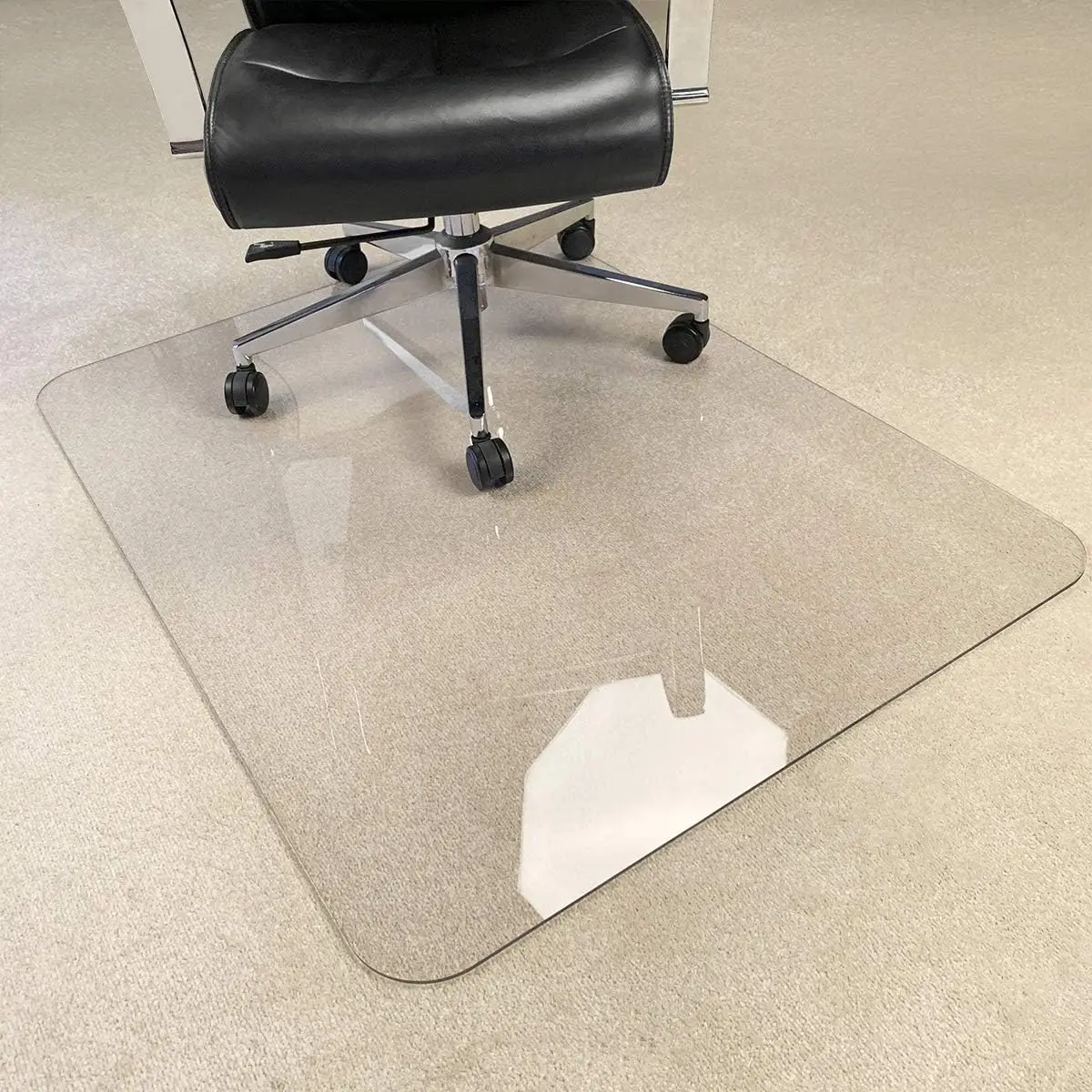 

Upgraded Crystal Clear Heavy Duty Chair Mat, 47x35 Inches, for Carpet or Hard Floor