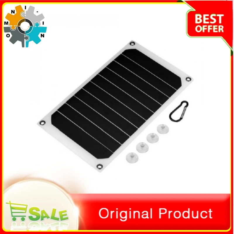 

omni-in 10W solar panel, portable outdoor solar charging panel, mobile phone monitoring tent car solar photovoltaic panel