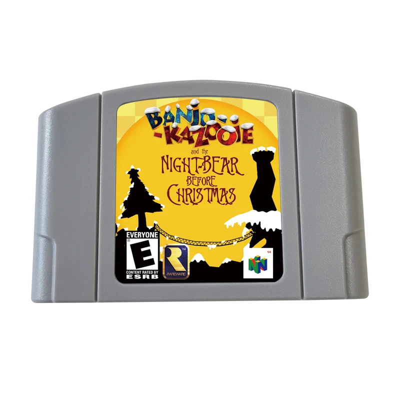 LinkC2 - BANJO KAZOOIE: THE NIGHT BEAR BEFORE CHQRISTMAS, Banjo Kazooie Cut Throat Coast For N64 Games Cartridge NTSC-U