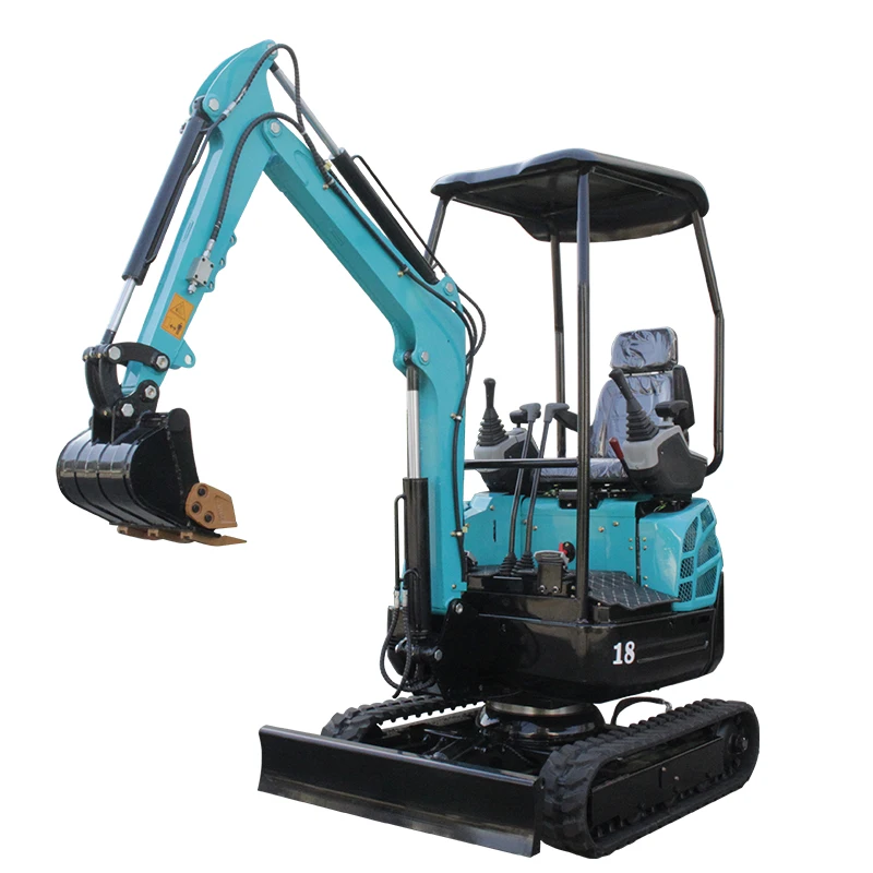 تسليم سريع حفارة صغيرة حفارة هيدروليكية جديدة مع كيس حفارة زاحفة مع المرفقات