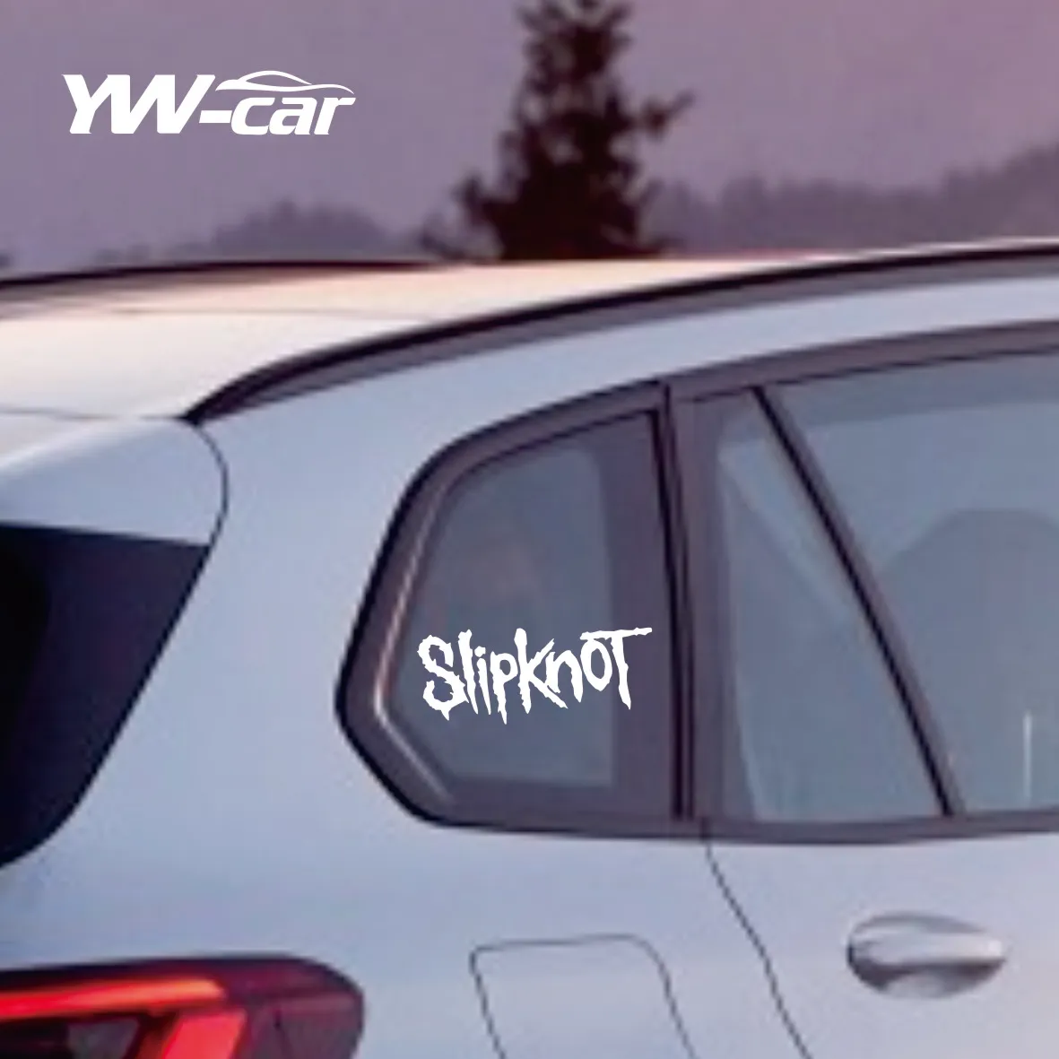 Slipknot Word Decal Vinyl Car Stickers Accessories Black White