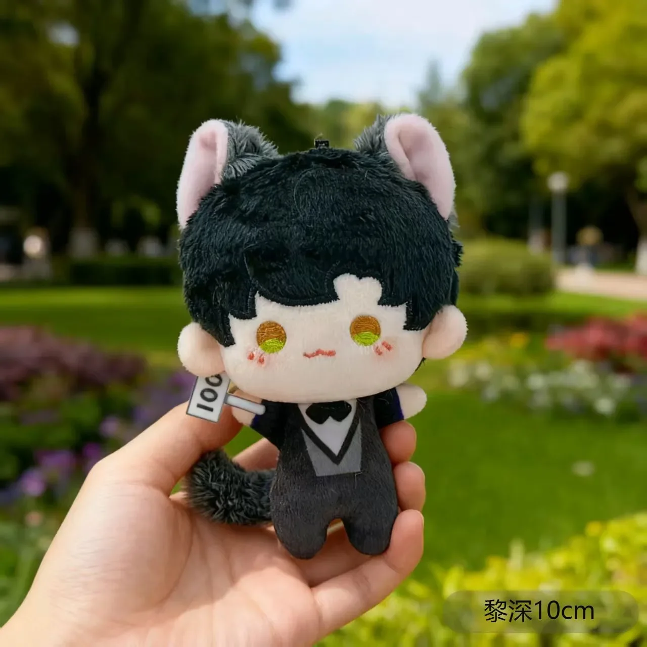 อะนิเมะเลิฟแอนด์ดีสเปซ ซิลัส คาเล็บ ราฟาเอล ไซน์ ซาเวียร์ ตุ๊กตาห้อยพวงกุญแจรูปแมวหูแหลมน่ารัก ของขวัญตุ๊กตาขนนุ่มขนาด 10 ซม.