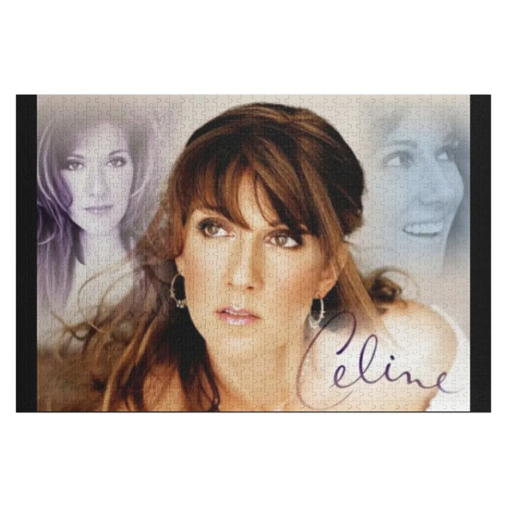 

Celine Dion With Ilution Jigsaw Puzzle Baby Wooden Customizable Child Gift Woodens For Adults Puzzle