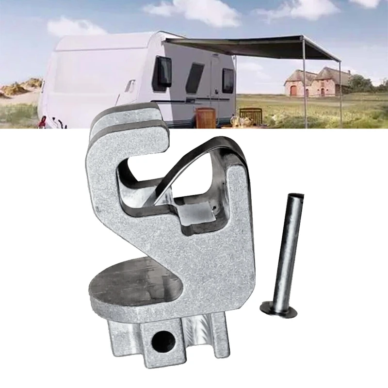 Universal RV Accessory Awning Rafter Claw Aluminum For Dometic Sunchaser II Hardware Lower Rafter Claw Satin Bracket