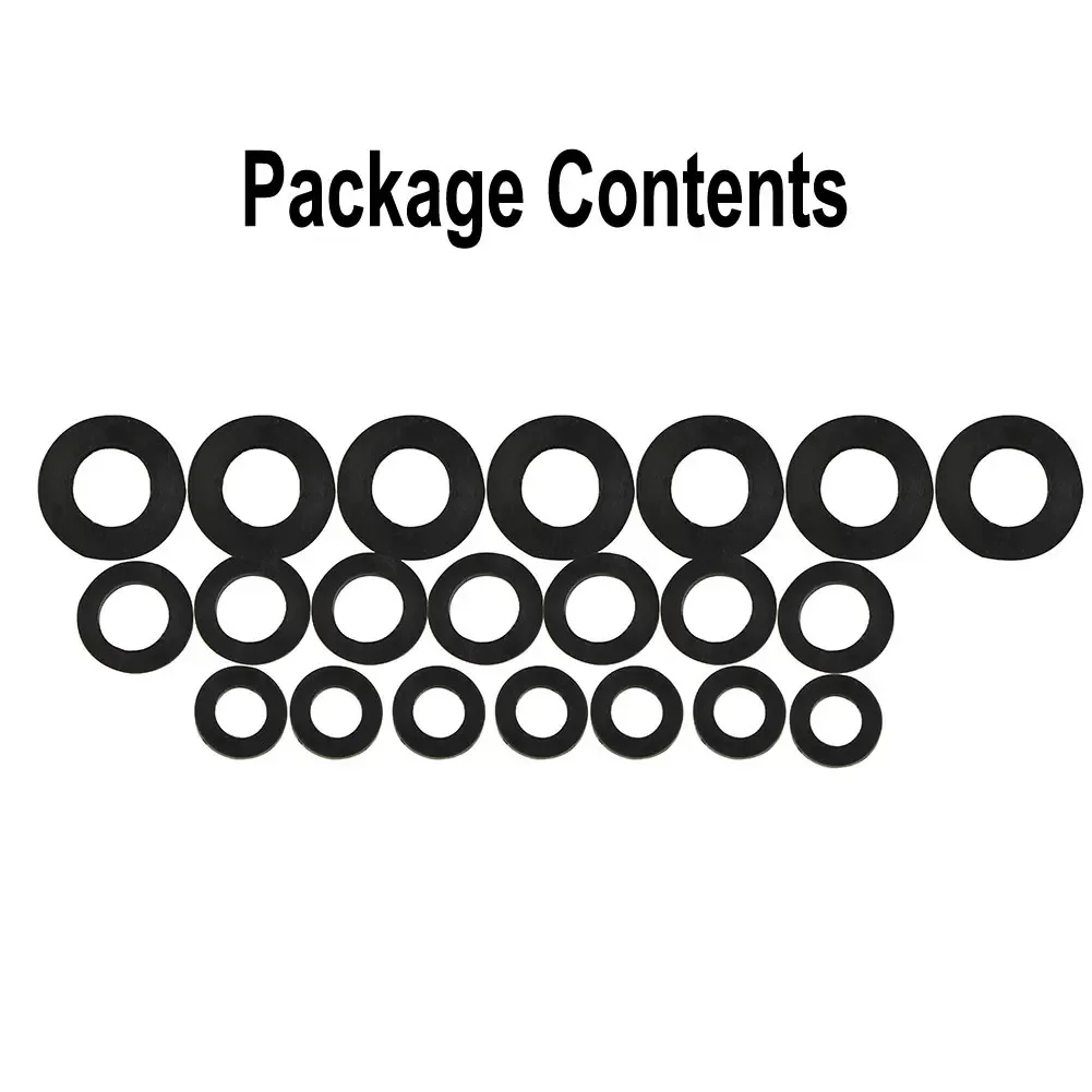 21pcs Tap Spacer Faucet Washers Rubber Sealing Gasket For Bath Taps Shower Hose Splitter Shower Head 1/2