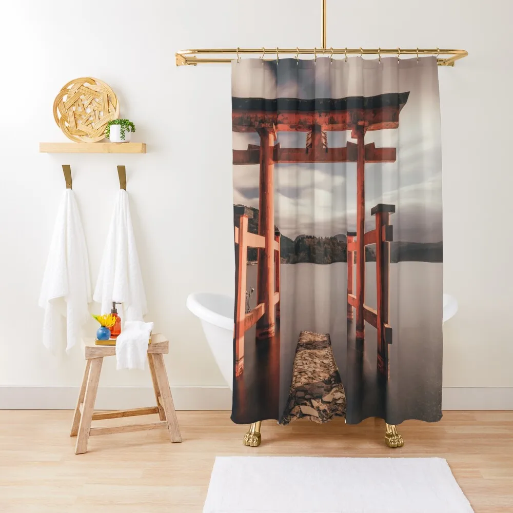 

Hakone Shrine Shower Curtain Shower Sets For Bathroom Bathroom Deco In The Bathroom Elegant Curtain