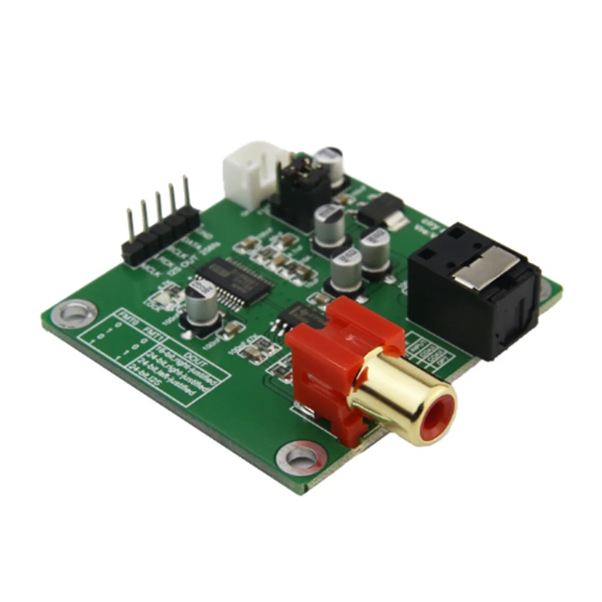 

1PCS DIR9001 Module Fiber Coaxial Coaxial Receiver SPDIF to I2S Output 24bit 96khz Dedicated for DAC Module NEW