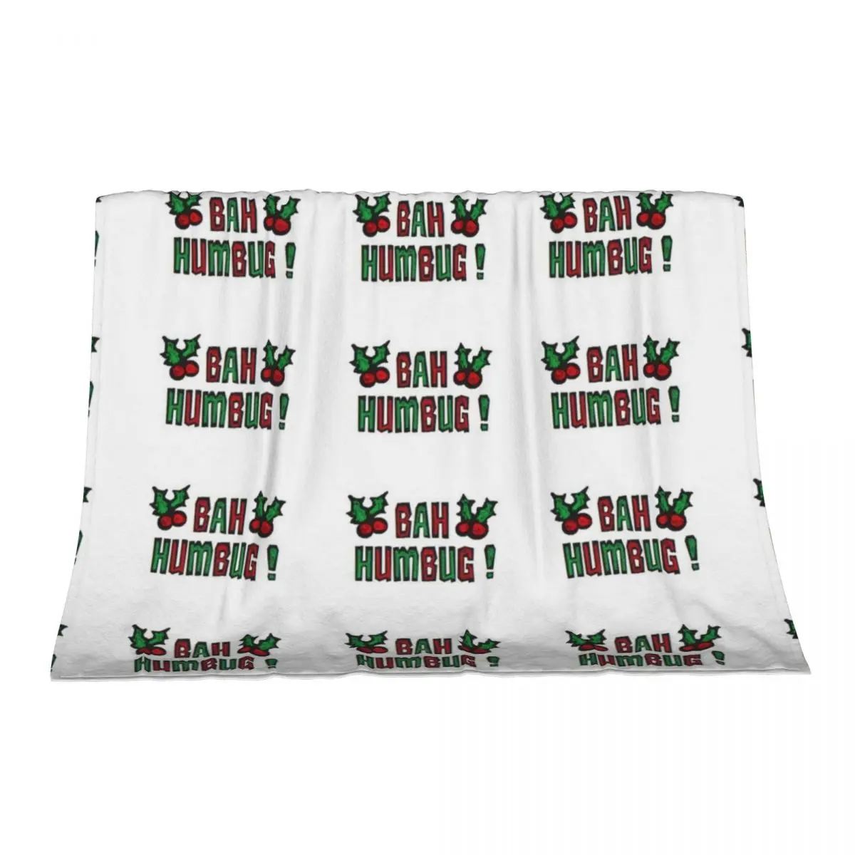 

Bah Humbug! Throw Blanket Travel Plush for sofa Summer Blankets