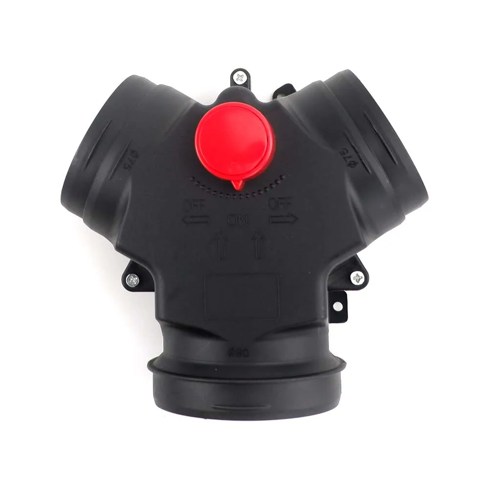 90MM to 75MM Valve Flap Adjustable Air Diesel Heater Vent Ducting T Branch Splitter Pipe Joiner Connector For Car Truck Camper