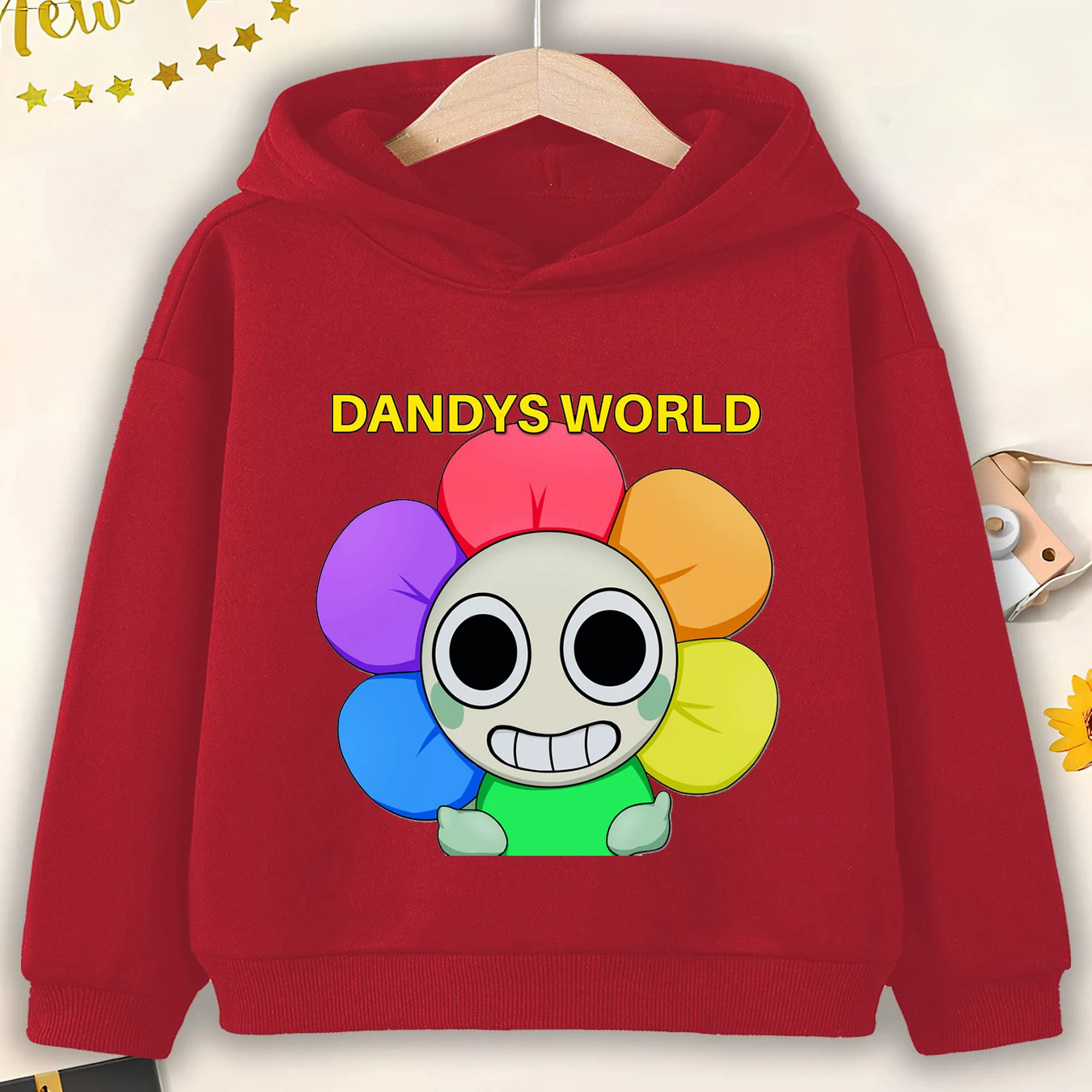 Dandys World Hoodie Boys Casual Sweatshirts Children Clothing Kids Cartoon Dandy's World Print Baby Girls Long Sleeve Outerwear