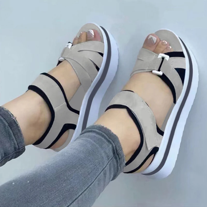 Sandals Women Shoes Summer Soft Shoes Woman Elegant Ladies Shoes Wedge Women\'s Sandals Party Footwear Women Sandal Female