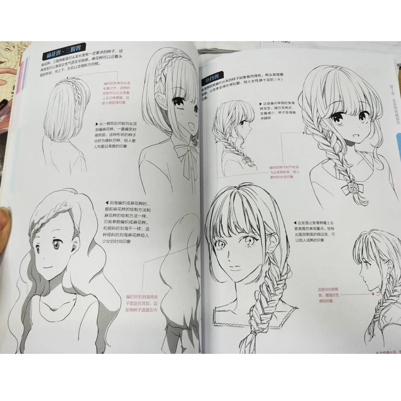 How To Draw Manga ：Japan Tutorial Hand-painted Techniques Character Anime Art Simple Strokes Art Coloring Book