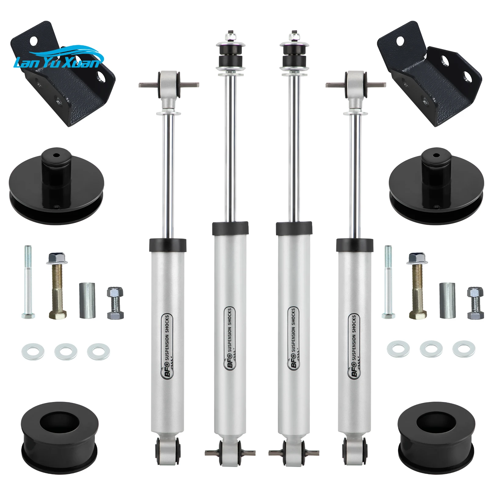 2 Inch Suspension Lift Kit With Shocks For Jeep Wrangler TJ 4WD 1997-2006