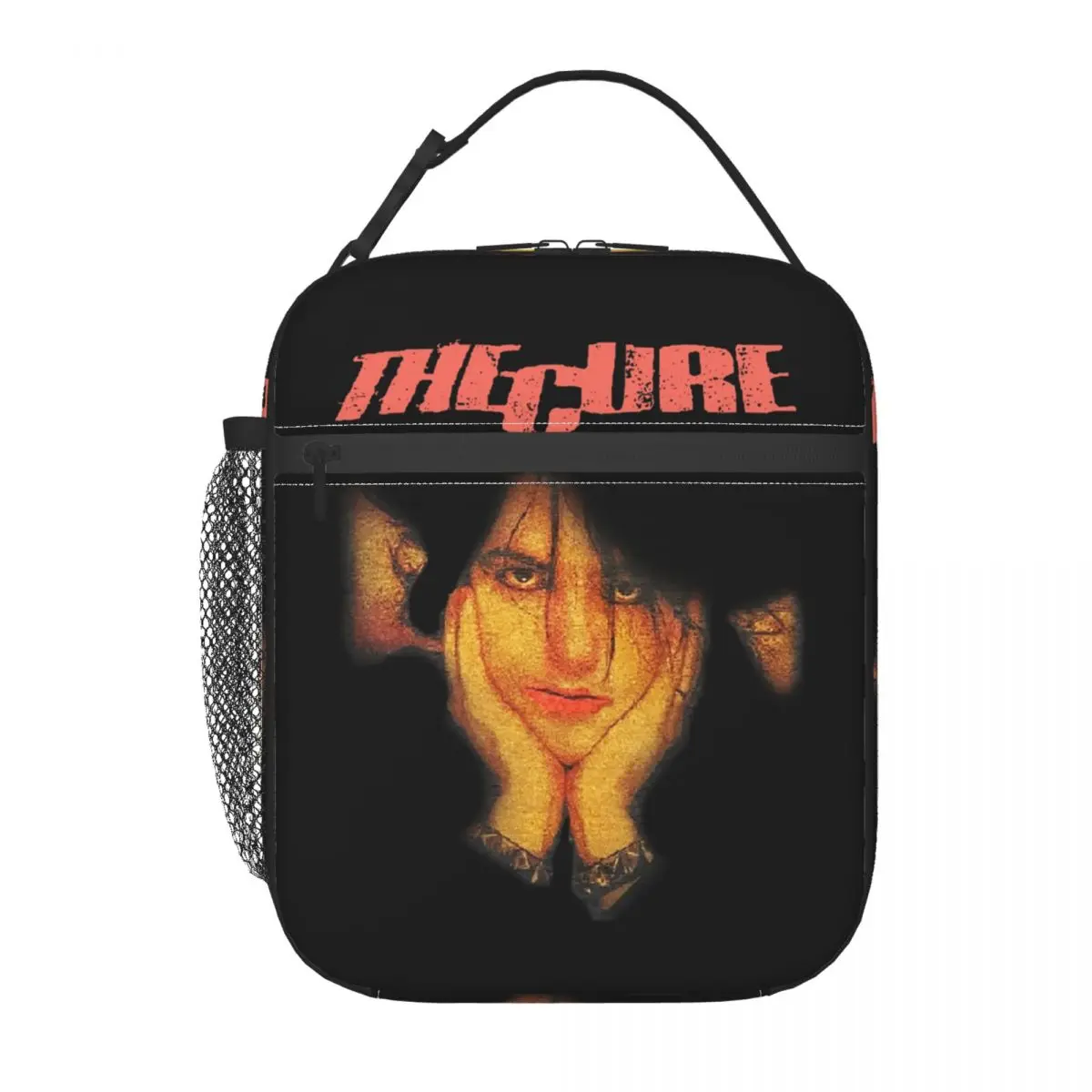 Music Rock Band Cure Thermal Insulated Lunch Bags Women Robert Smith Portable Lunch Container School Children Storage Food Box