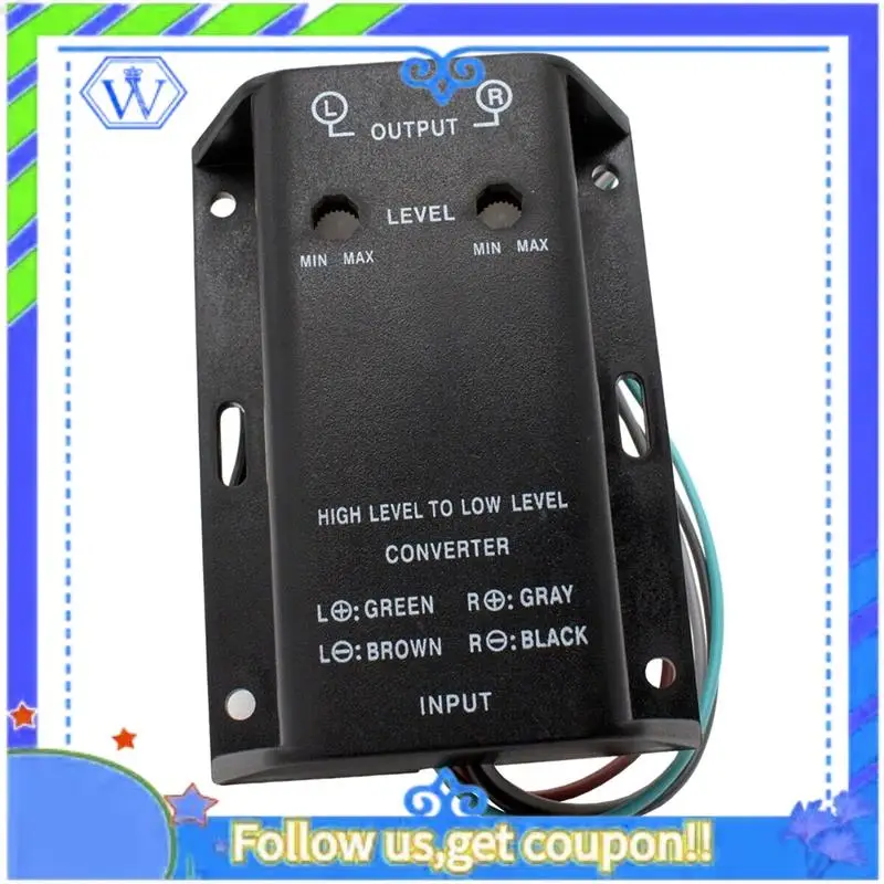 

M46K-2-Channel High-Low Adapter Parts Accessories For Quadlock Radio For VW, BMW, Seat, Skoda, Ford