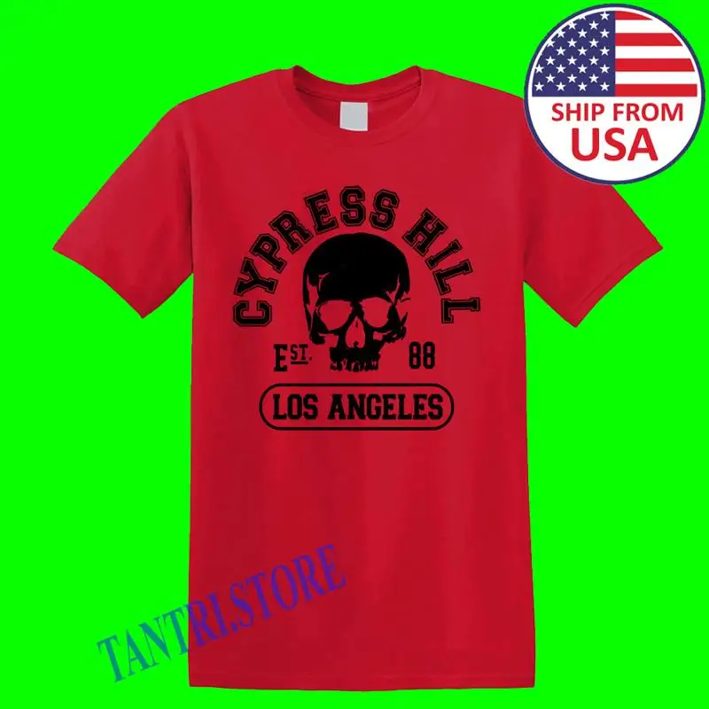 

Мужская красная футболка Cypress Hill Est 1988, размеры от S до 3XL