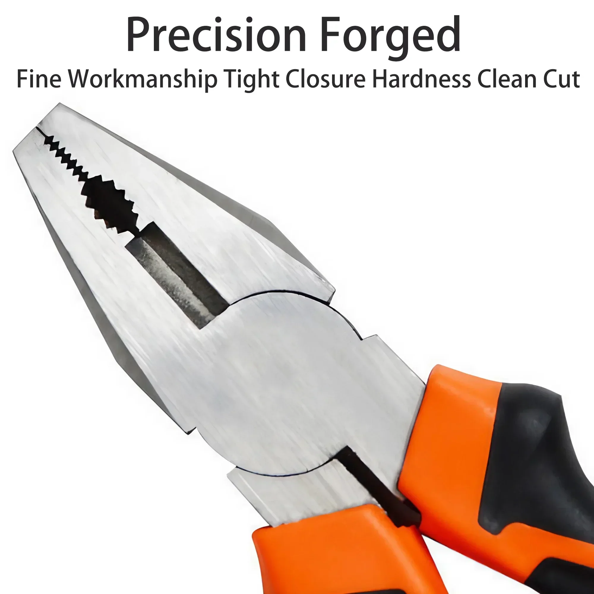 8-дюймовые плоскогубцы с плоским носом, многофункциональные кусачки для электрика, прочное оборудование, ручные инструменты